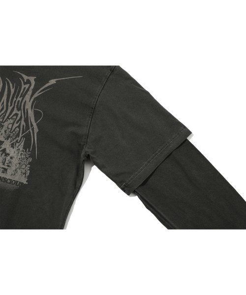 VISIONARY LAYERED PIGMENT LONG SLEEVE - 2 COLORS BLACK