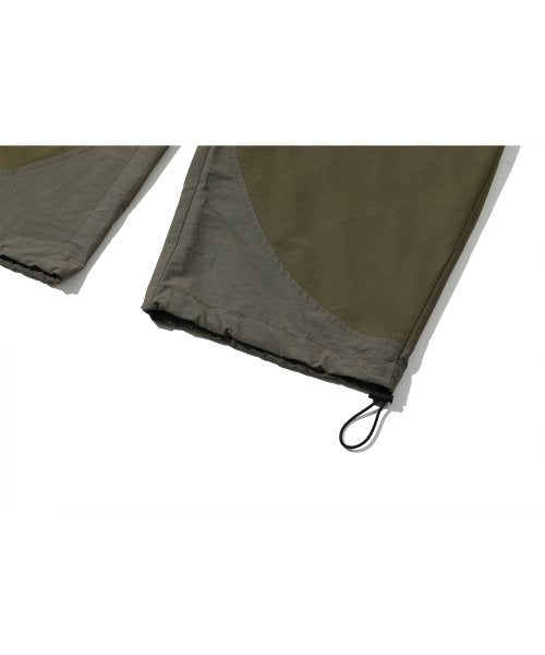 PANEL DART NYLON PANTS - 2 COLORS KHAKI