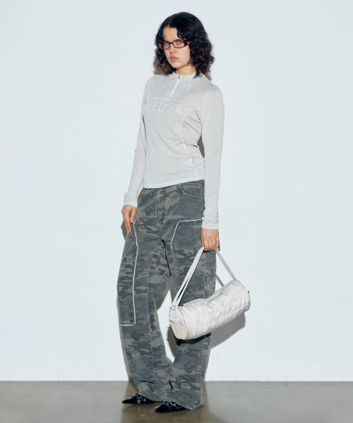 SPORTS HALF ZIP UP RAW AS SHOWN