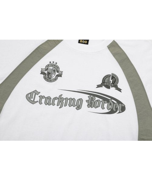 CRACKING RAGLAN LONG SLEEVE WHITE