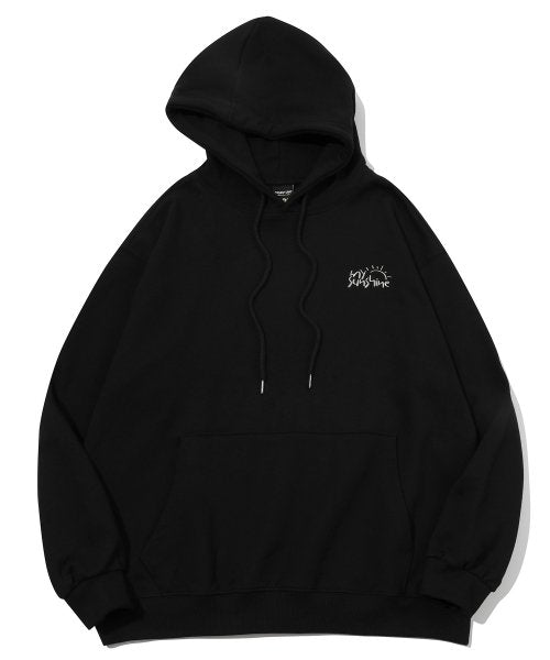 MY SUNSHINE EMBROIDERY HOODIE - 2 COLORS BLACK