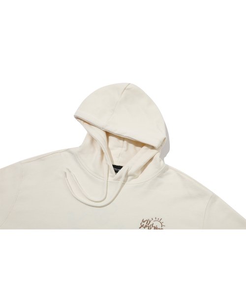 MY SUNSHINE EMBROIDERY HOODIE - 2 COLORS CREAM