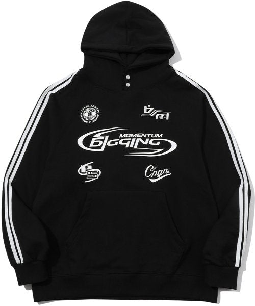 RAGLAN HOODIE - 2 COLORS BLACK