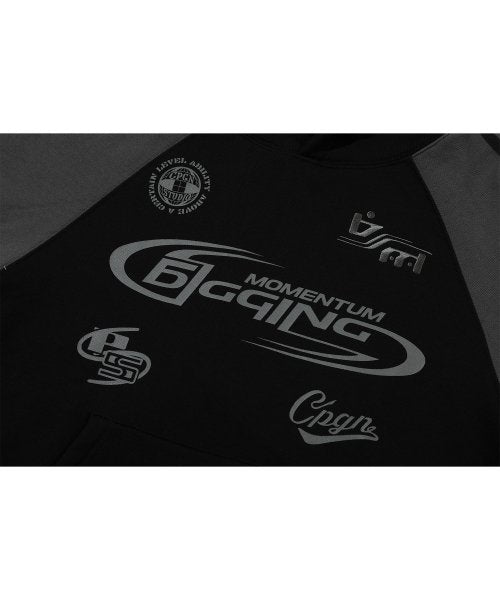 RAGLAN HOODIE - 2 COLORS AS SHOWN