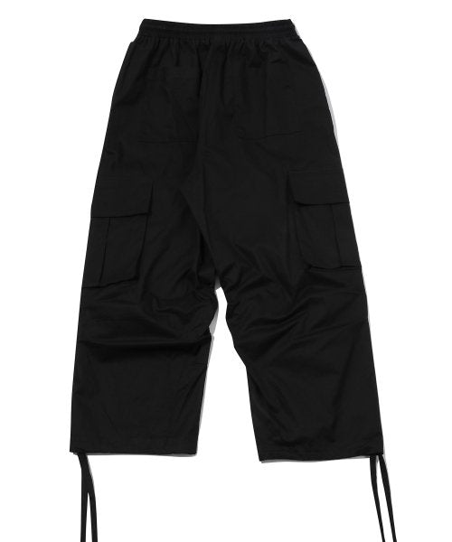 WIDE CARGO DART PANTS - 2 COLORS BLACK
