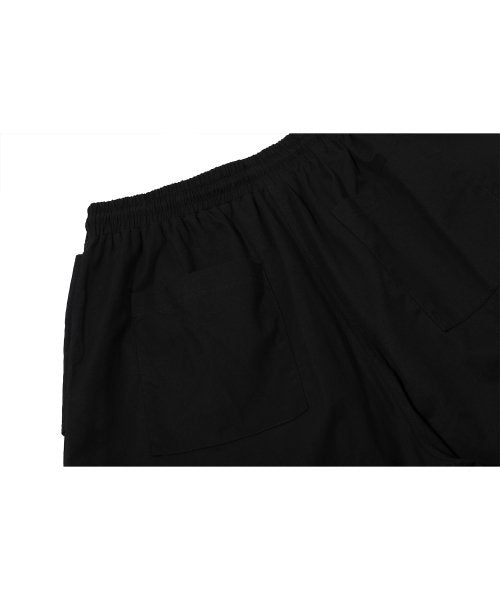 WIDE CARGO DART PANTS - 2 COLORS BLACK
