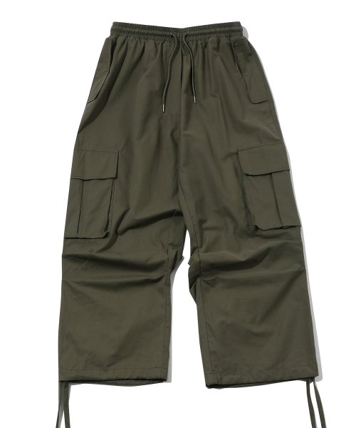 WIDE CARGO DART PANTS - 2 COLORS KHAKI