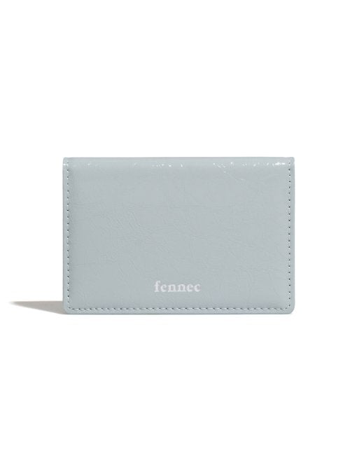 CRINKLE SOFT CARD CASE - BLACK - 10 COLORS GREY