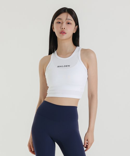 STEADY CROP SLEEVELESS - 5 COLORS BLACK