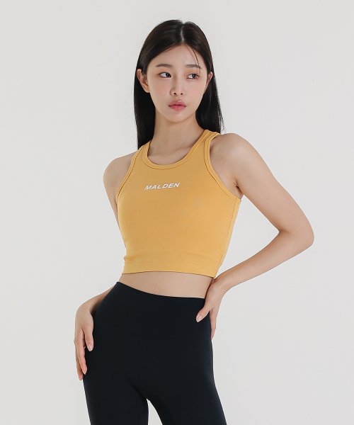 STEADY CROP SLEEVELESS - 5 COLORS BLACK
