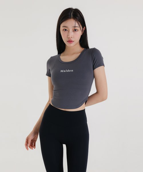 COTTON-LIKE CROP SHORT SLEEVE - 3 COLORS BLACK