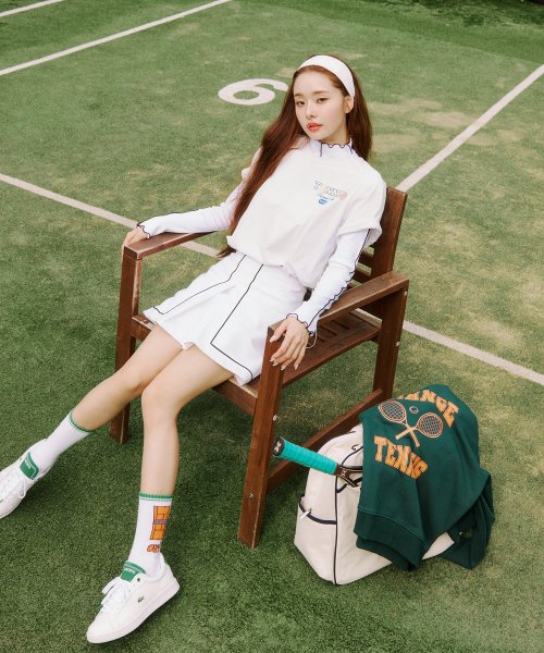 COOLMAX TENNIS CREW SOCKS - LOVE 40 AS SHOWN