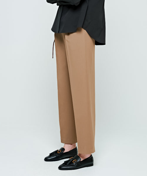 BELTED SEMI WIDE - 3 COLORS BEIGE