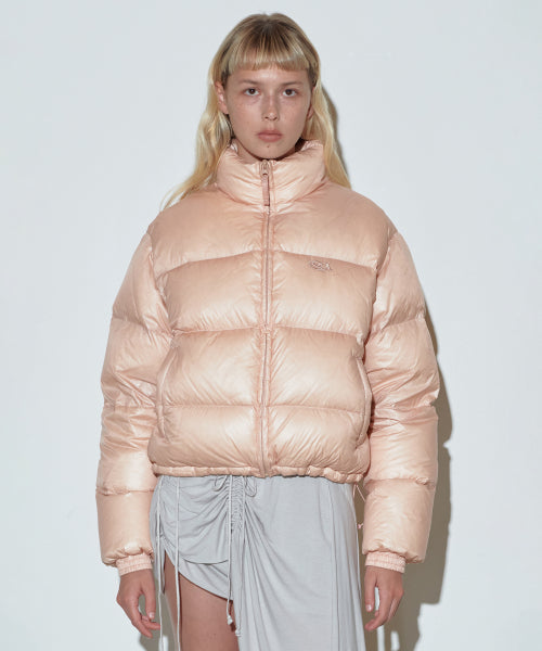 104 RDS CROPPED PUFFER DOWN BALLERINA PINK