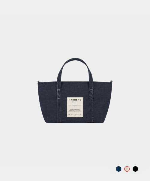 RABI MINI CROSSBODY DAILY CANVAS BAG - 2 COLORS BLACK