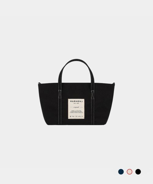 RABI MINI CROSSBODY DAILY CANVAS BAG - 2 COLORS BLACK