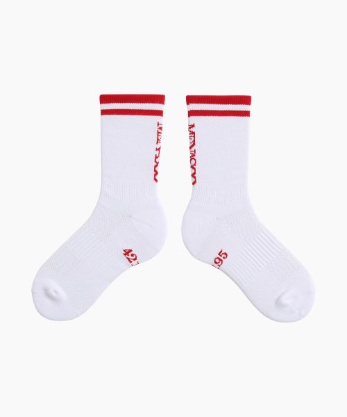 RUNNING CREW FLOGGER FIT SOCKS WHITE