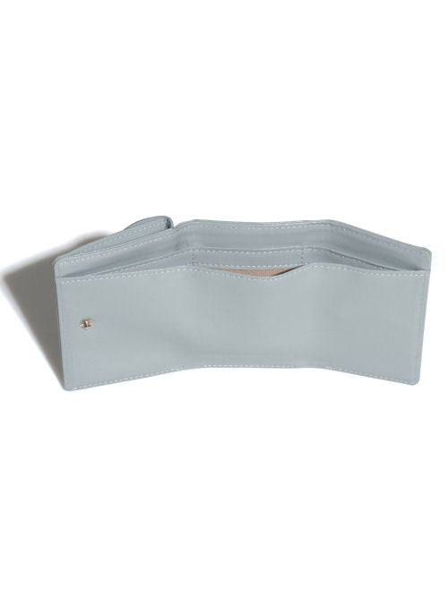 CRINKLE HALFMOON MINI WALLET MID - 6 COLORS GREY