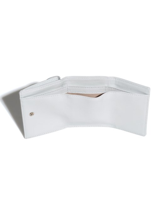 CRINKLE HALFMOON MINI WALLET - 6 COLORS LIGHT GREY