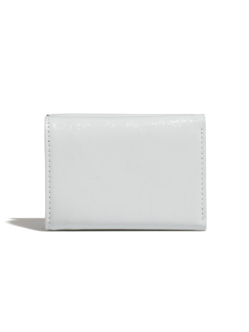 CRINKLE HALFMOON MINI WALLET MID - 6 COLORS LIGHT GREY