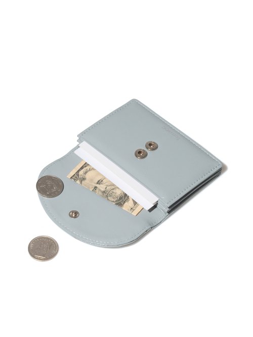 CRINKLE HALFMOON ACCORDION POCKET - 10 COLORS GREY