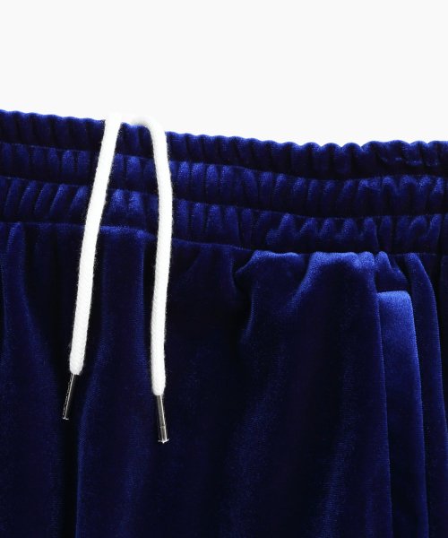 VELVET TRACK LONG SKIRT - 2 COLORS NAVY