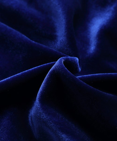 VELVET TRACK LONG SKIRT - 2 COLORS NAVY