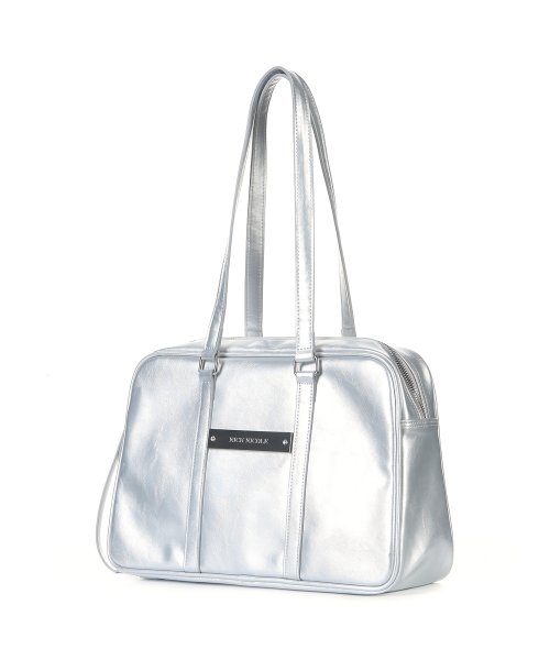 CRYSTAL LEATHER BOSTON BAG #徐睿知同款! - 5 COLORS SILVER