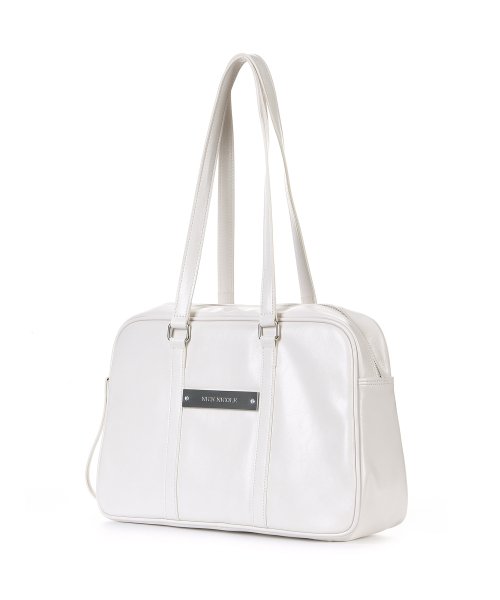 CRYSTAL LEATHER BOSTON BAG #徐睿知同款! - 5 COLORS CREAM
