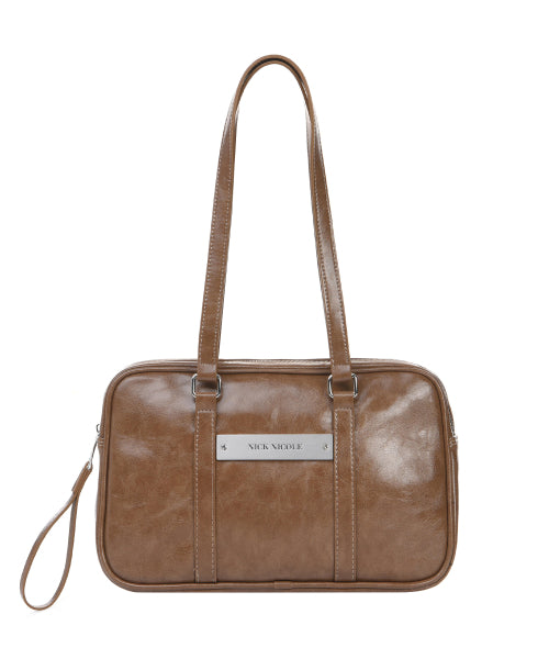 CRYSTAL LEATHER BOSTON BAG #徐睿知同款! - 5 COLORS AS SHOWN