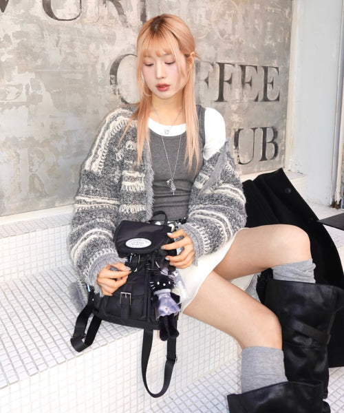 Nostalgia chubby Backpack Black