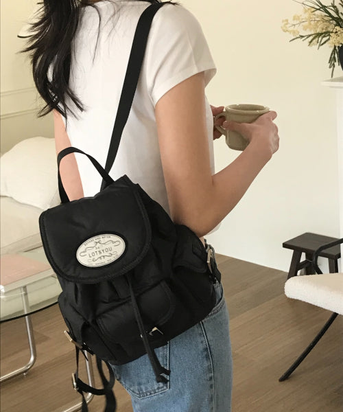 Nostalgia chubby Backpack Black