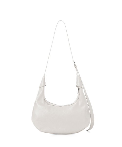 CLAM SHOULDER BAG - 4 COLORS IVORY