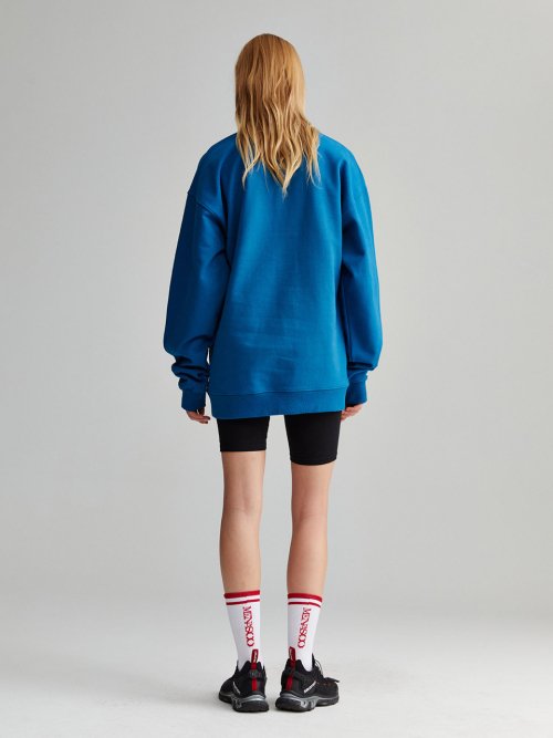 UNISEX CLASSIC EMBLEM SWEATSHIRT - 5 COLORS BLUE