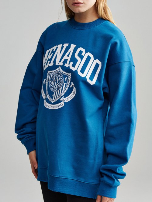UNISEX CLASSIC EMBLEM SWEATSHIRT - 5 COLORS BLUE