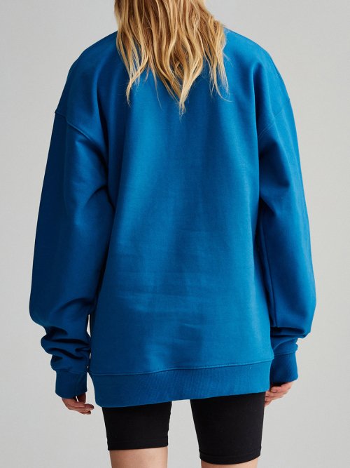 UNISEX CLASSIC EMBLEM SWEATSHIRT - 5 COLORS BLUE