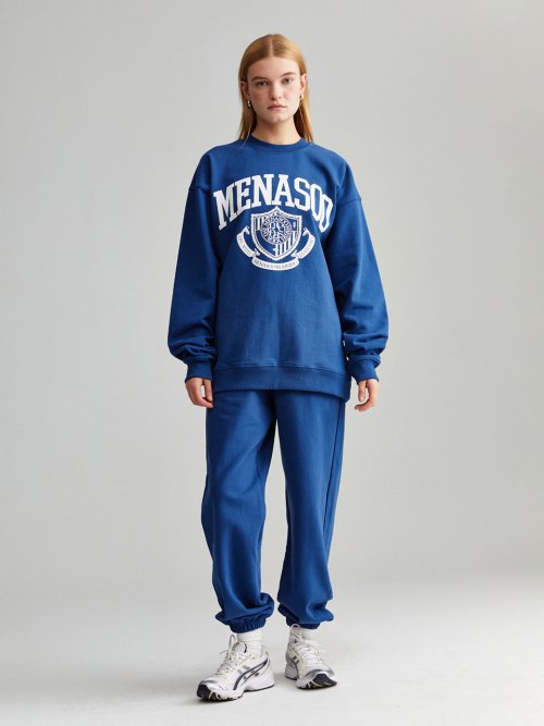 UNISEX CLASSIC EMBLEM SWEATSHIRT - 5 COLORS NAVY