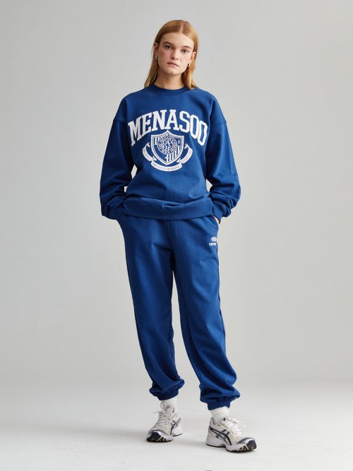 UNISEX CLASSIC EMBLEM SWEATSHIRT - 5 COLORS NAVY