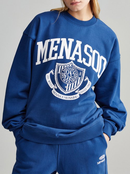 UNISEX CLASSIC EMBLEM SWEATSHIRT - 5 COLORS NAVY