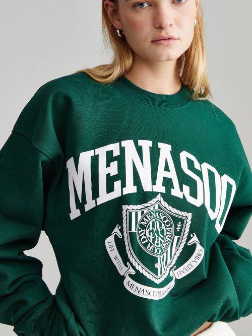 UNISEX CLASSIC EMBLEM SWEATSHIRT - 5 COLORS GREEN