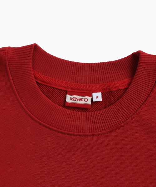 WOMEN SLOGAN LOOSE-FIT DRESS - 2 COLORS RED