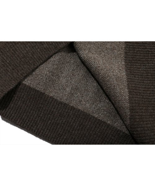 BRUSHED SWEATER - 2 COLORS BROWN