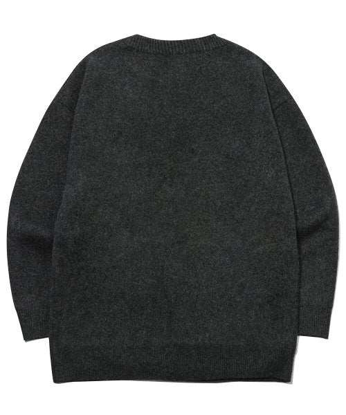 BRUSHED SWEATER - 2 COLORS BLACK