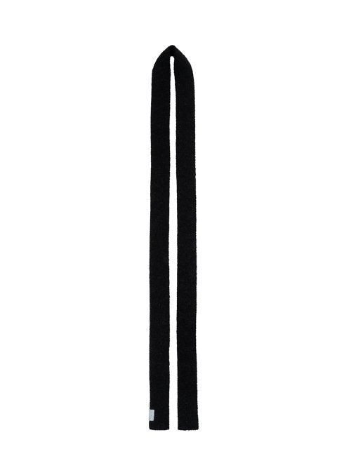 BOUCLE KNIT MUFFLER FUCHSIA - 4 COLORS BLACK
