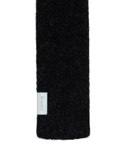 BOUCLE KNIT MUFFLER FUCHSIA - 4 COLORS BLACK