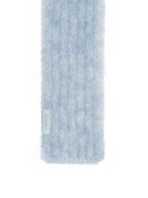 BOUCLE KNIT MUFFLER FUCHSIA - 4 COLORS BLUE