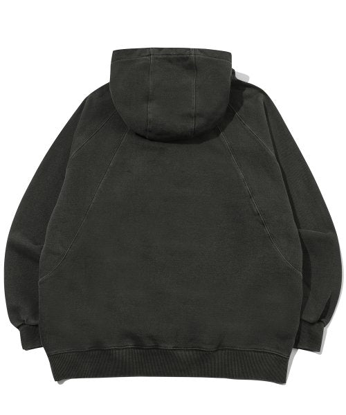 PIGMENT SNAP HOODIE - 2 COLORS BLACK