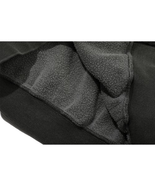 2-WAY STAR PIGMENT HOOD ZIP-UP BLACK