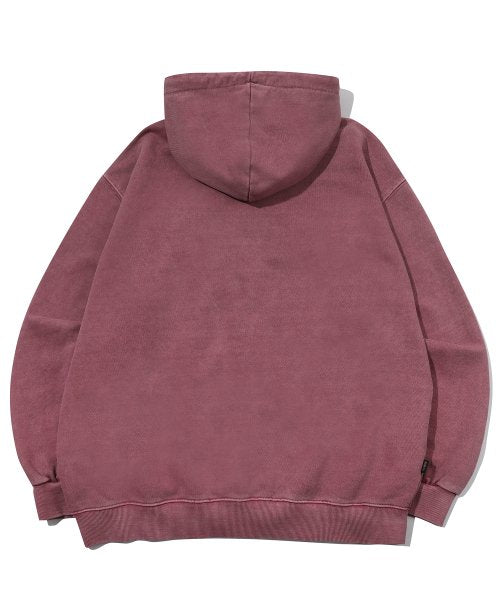 2-WAY CP STAR PIGMENT HOOD ZIP-UP - 2 COLORS PINK