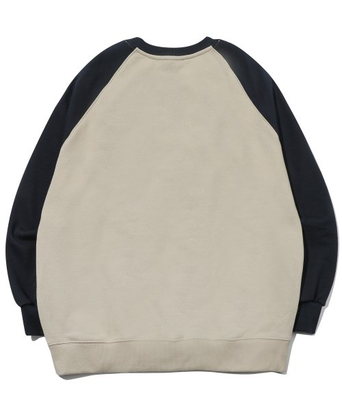 LOGO RAGLAN SWEATSHIRT - 2 COLORS NAVY